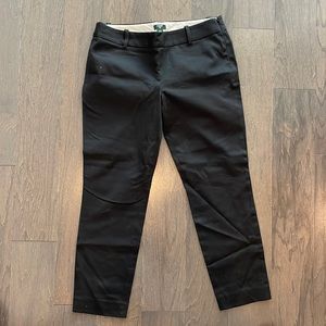 JCrew Stretch Black Pants, Size 6